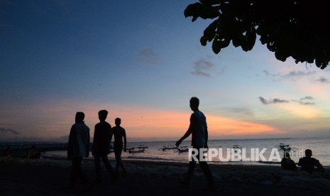 Pantai Kuta Bali. (Republika/Musiron)