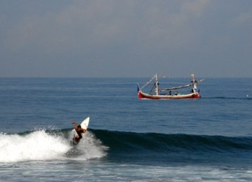 Pantai Mendewi di Kabupaten Jembrana, Bali