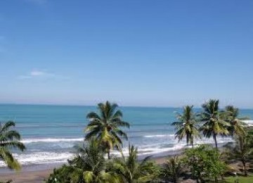 Pantai Palabuhanratu Sukabumi, Jawa Barat.