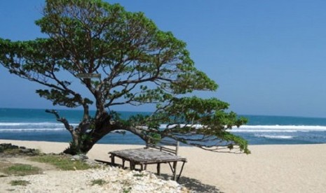 Pantai Pok Tunggal di Bantul, Yogyakarta