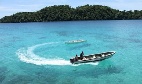  Pulau Rubiah, Pusat Karantina Jamaah Haji Masa Kolonial. Foto: Pantai Rubiah Sabang