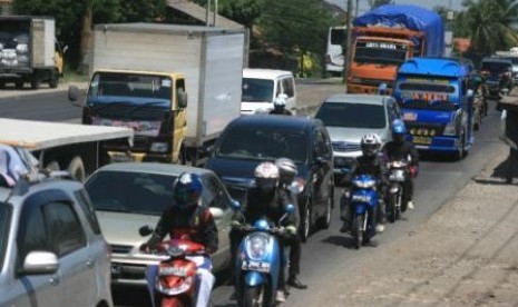 Pantura mulai dipadati pemudik.