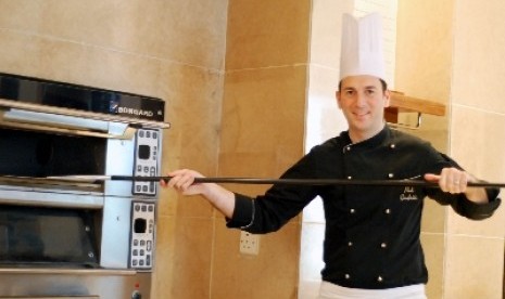 Paolo Gionfriddo, Italian Chef restoran Rosso Hotel Shangri-La Jakarta.