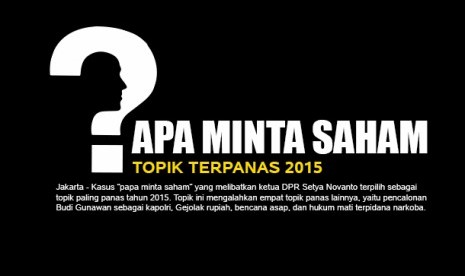 Papa Minta Saham Topik Terpanas 2015