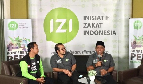 Paparan Ekspedisi Ramadhan 1440 H yang dilakukan Ikatan Zakat Indonesia (IZI) yang diadakan di Condet Festival Resto, Jakarta Timur, Selasa (14/5). 