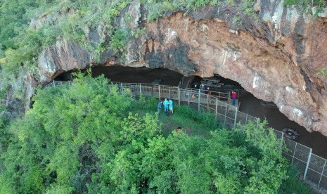 Para arkeolog menemukan sisa-sia tanaman yang hangus di sebuah situs arkeologi di Border Cave. 