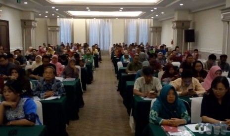 Para guru TIK dari seluruh Indonesia mengikuti workshop guru TIK tingkat nasional di Makassar, 15-17 Desember 2017. 