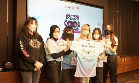 Para kapten dari tim yang akan berlaga di babak play-off UniPin Ladies Series MLBB 2021.