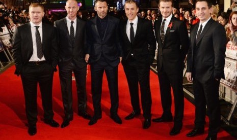 Para legenda Manchester United yang tenar dengan julukan 'Class of 92'.