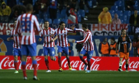 Para pemain Atletico Madrid.