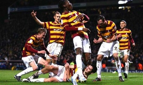 Para pemain Bradford City.