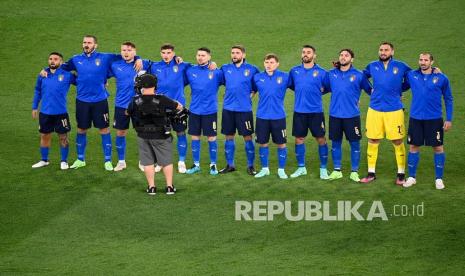 Para pemain timnas Italia.