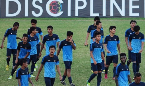 Para pemain Timnas Indonesia U-19.