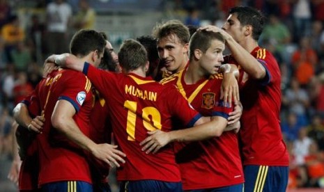 Para pemain Timnas Spanyol U-21.