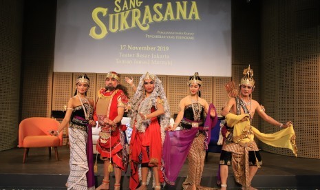 Para pemain wayang orang dengan lakon Sang Sukrasana.