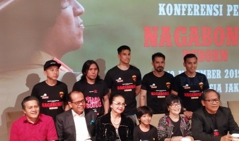 Para pemeran dan kru film Nagabonar Reborn.