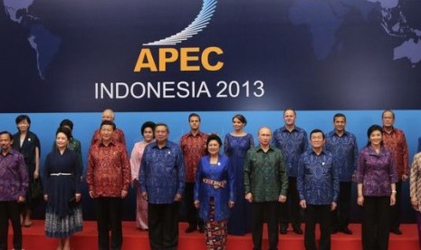 Para pemimpin negara-negara APEC.