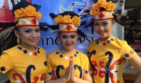 Para pengisi acara di Indofest.