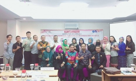 Para peserta dan pembicara training dan workshop notaris bank syariah.