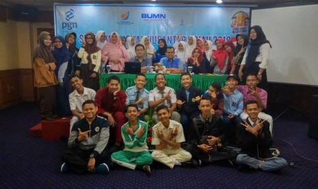 Para peserta kegiatan Seleksi Siswa Mengenal Nusantara (SMN) 2018 saat pembukaan proses seleksi di Hotel Furaya, Pekanbaru, Riau. Siswa yang terpilih ini nantinya akan mengikuti program pertukaran pelajar di Maluku.