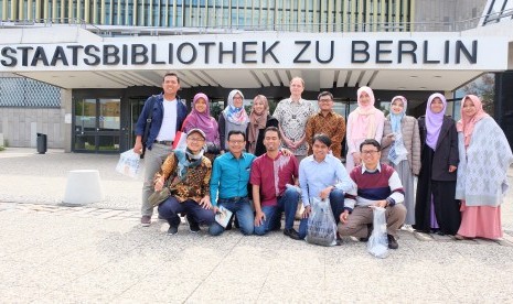 Para peserta Life of Muslims in Germany 2018 Oriental Department of the State Library di Berlin, Jerman