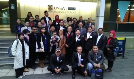 Para peserta workshop Enterpreneurial Networking Forum di Kampus UNSW, Sydney, Australia,