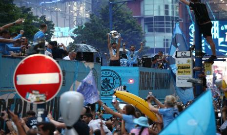 Parade juara Manchester City.