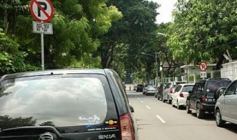 Parkir liar, ilustrasi. Polrestro Jaksel sebut parkir liar menjadi pelanggaran terbanyak selama Operasi Zebra.