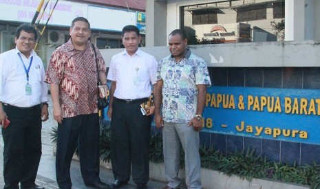 Parlindungan Purba dalam kunjungan kerja ke Papua.