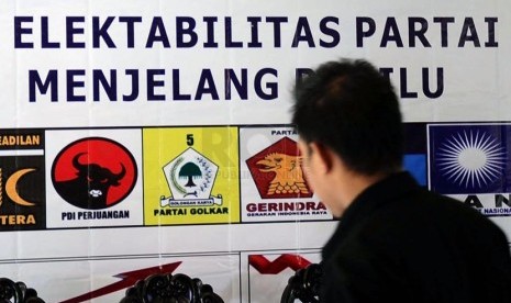 Parpol peserta pemilu. Pada Pemilu 2024, parpol peserta pemilu akan menggunakan nomor urut seperti pada Pemilu 2019. (ilustrasi)