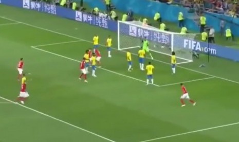 Partai Brasil melawan Swis di Grup E, Piala Dunia 2018, Rusia