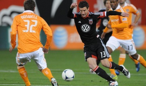 Partai Houston Dynamo versus DC United.