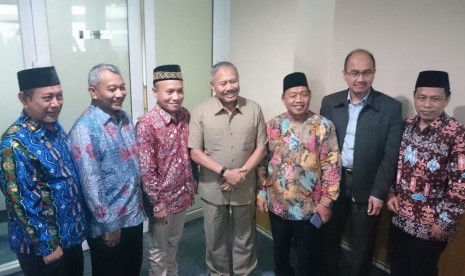 Partai PKS perkenalkan ketiga Cawagub DKI Jakarta ke DPRD Fraksi Demokrat, di Kantor DPRD DKI Jakarta, Selasa (22/1). 