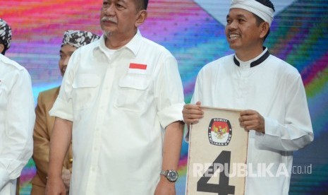 Pasangan Calon Gubernur dan Wakil Gubernur Jawa Barat Deddy Mizwar dan Dedi Mulyadi