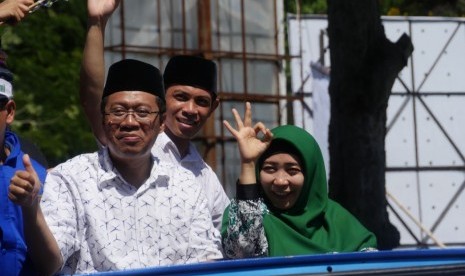 Pasangan calon Gubernur dan Wakil Gubernur Nusa Tenggara Barat Zulkieflimansyah-Siti Rohmi Djalilah