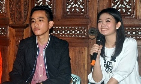 Gibran Rakabuming and Ananda Selvi