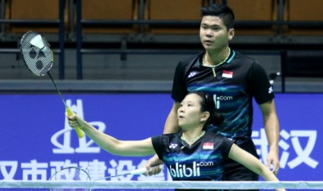 Pasangan ganda campuran Indonesia, Praveen Jordan/Debby Susanto.