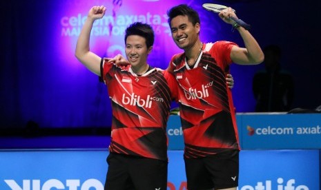 Pasangan ganda campuran Tontowi Ahmad/Liliyana Natsir