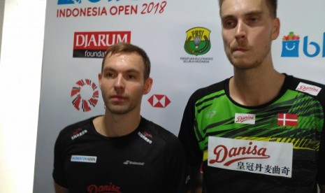 Pasangan ganda putra Denmark, Mads Conrad Petersen/Mads Pieler Kolding