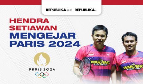 Pasangan ganda putra Hendra Setiawan dan Mohammad Ahsan kini berburu poin ke Olimpiade 2024