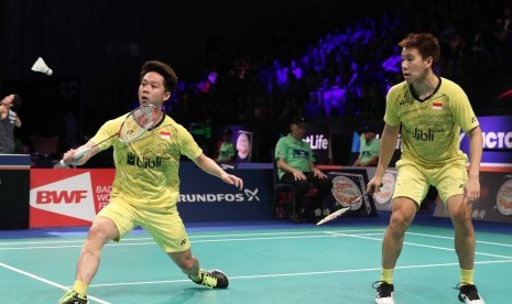 Pasangan ganda putra Indonesia, Marcus Fernaldi Gideon/Kevin Sanjaya Sukamuljo