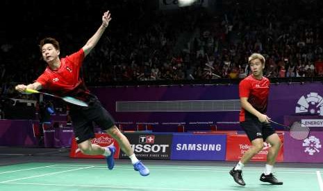 Pasangan ganda putra Indonesia, Marcus Fernaldi Gideon/Kevin Sanjaya Sukamuljo