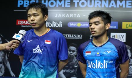 Hendra Setiawan (kiri) dan Pramudya Kusumawardana Riyanto.