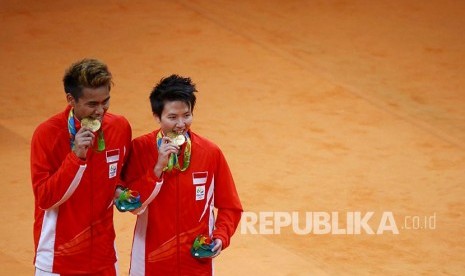 Pasangan Liliyana Natsir dan Tontowi Ahmad 