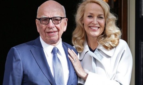 Pasangan Rupert Murdoch dan Jerry Hall