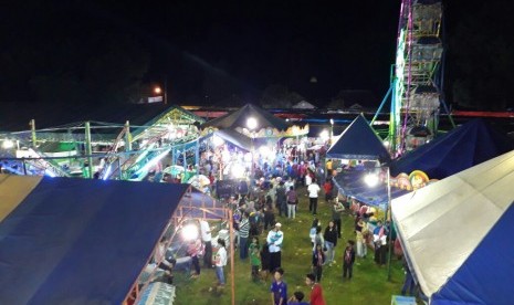 Pasar Malam Wonolelo di Sleman, Yogyakarta,