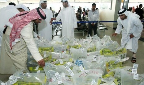 Pasokan air zamzam di Makkah