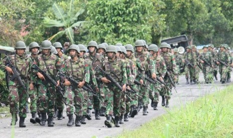 Pasukan TNI diterjunkan mengamankan situasi Papua