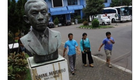 Patung Ismail Marzuki. Ilustrasi.