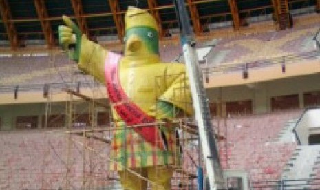 Patung maskot PON